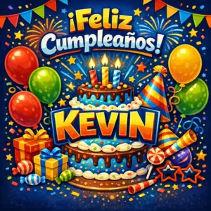 Feliz Cumpleaños Kevin