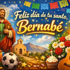 Feliz día de tu santo, Bernabé
